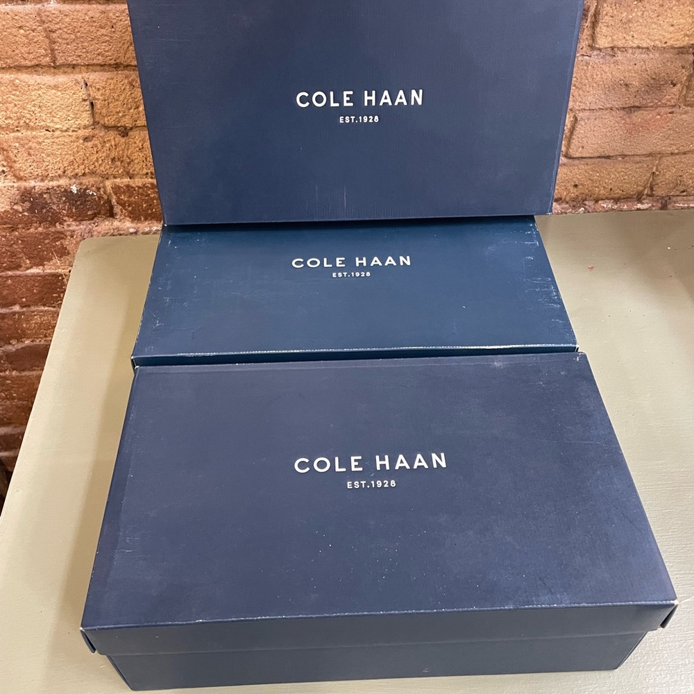 3 Cole Haan Shoe Boxes size 9
